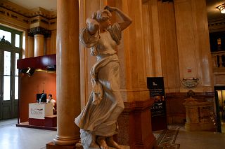 06 Marble Female Statue Teatro Colon Buenos Aires